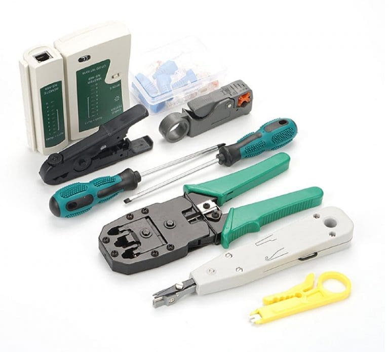 Kit de Herramientas de Redes con Crimpadora RJ45, Probador y Estuche 12 Kit de Herramientas de Redes con Crimpadora RJ45, Probador y Estuche - vista 2