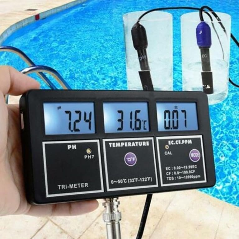 Medidor de Calidad de Agua 7 en 1 pH ORP EC TDS CF RH y Temperatura - vista 2