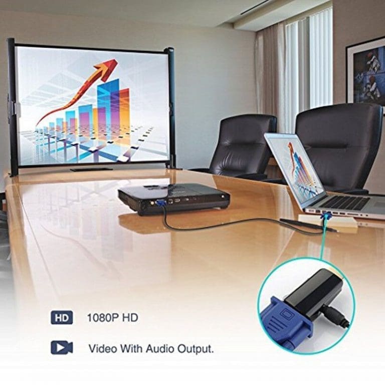 Convertidor HDMI a VGA 1080p con Salida de Audio 3,5 mm - vista 3