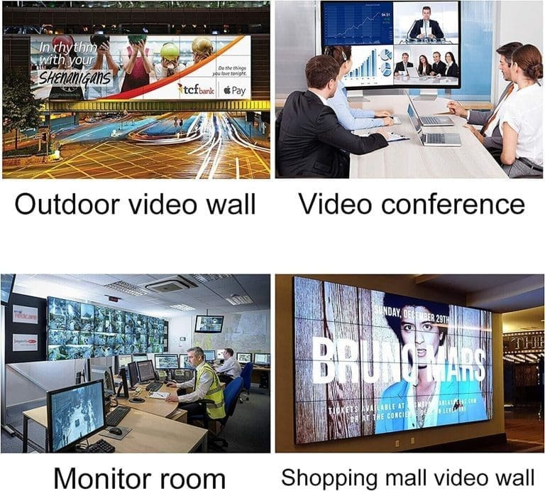 Controlador Video Wall 2x2 HDMI 1080p para 4 Pantallas - vista 3