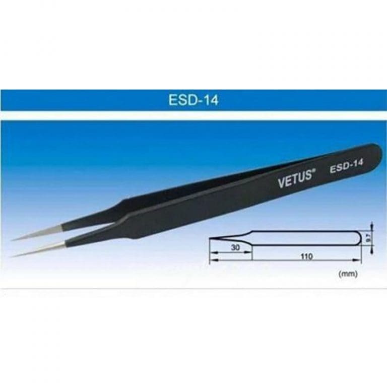 Kit de Pinzas Antiestáticas ESD 6 Modelos (ESD-10 a ESD-15) - vista 2