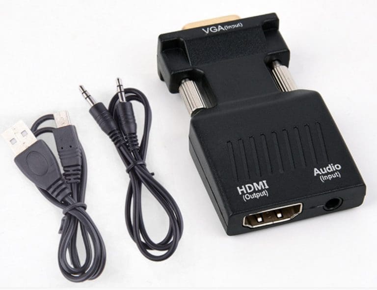 Convertidor VGA a HDMI con Audio y Cable USB de Alimentación - vista 2