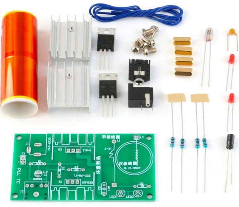 Bobina de Tesla 15W Kit para Armar 15–24 V con Altavoz de Plasma - vista 2
