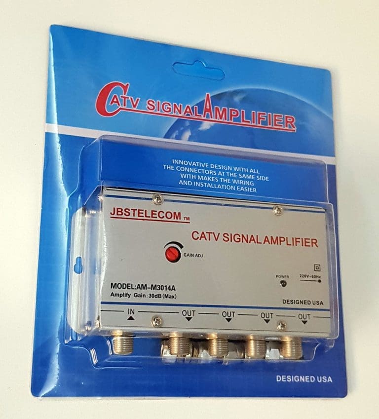 Amplificador CATV 1x4 Splitter de Señal para TV Cable AM-M3014A - vista 2