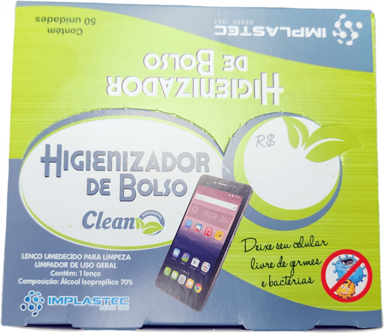 Higienizador de Bolsillo con Alcohol Isopropílico 70% Clean - vista 2