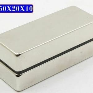 🧲💪 ¡Levanta hasta 45 kg sin tornillos! Neodimio N52 [50x20x10mm] – Terapias magnéticas, robótica, campo e ingeniería 💥🛠️