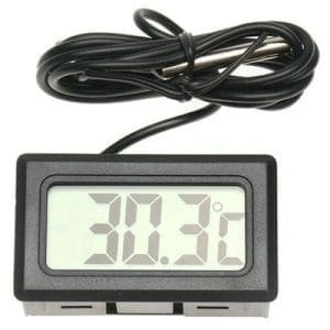 Termómetro con pantalla LCD y sonda de temperatura termometro