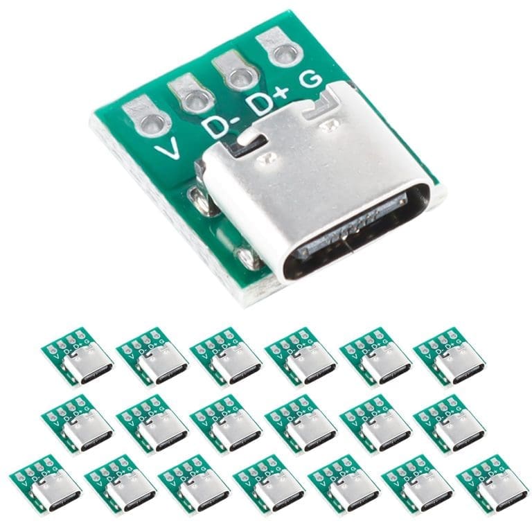 Módulo USB Tipo C Hembra a 4 Pines (Modelo D) 12 Módulo USB Tipo C Hembra a 4 Pines (Modelo D) - vista 2