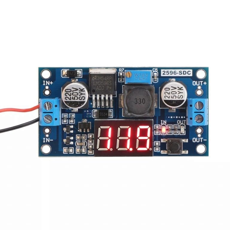 Módulo Reductor LM2596 Ajustable con Voltímetro Digital 28 Módulo Reductor LM2596 Ajustable con Voltímetro Digital - vista 3