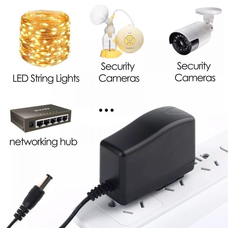 Fuente de Alimentación 12V 2A Regulada con Plug 5.5 x 2.1 mm – Adaptador AC/DC para Cámaras, Routers y Tiras LED - vista 2
