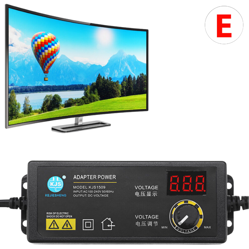 🔌⚡ Fuente de Alimentación Ajustable 3V-24V 60W 5A con Pantalla LED ¡Precisión y Versatilidad en tus Proyectos! ⚡🔌