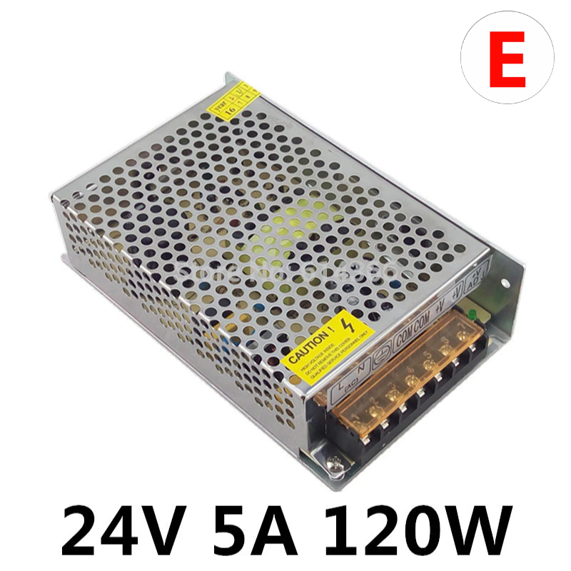 ⚡🔧 Fuente de Alimentación Metálica 24V 5A 120W ¡Potencia Compacta para tus Proyectos Electrónicos! 🔧⚡
