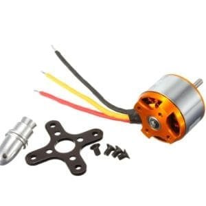 Motor Brushless 1000kV para RC aviones Quacoctero escobilla