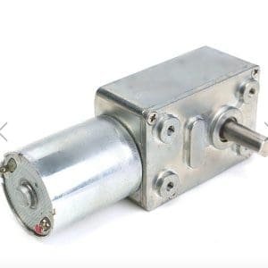 Motor de engranaje helicoidal Turbo reversible de alto par JGY370 DC 12V 10RPM