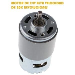Motor DC 24v 12v  12000RPM- 21000RPM 2.5A Alta velocidad  torque 775