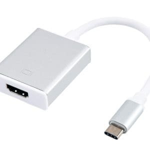 Cable tipo C a HDMI 4k Blanco Chip Tipo A