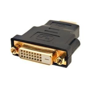 Adaptador  DVI-D Dual Link(24+1 pin) Hembra a HDMI Macho para LCD HDTV DVD