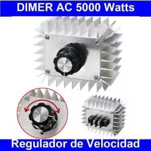 Dimmer Regulador de velocidad AC 220V 5000W SCR Regulador de voltaje . dimer
