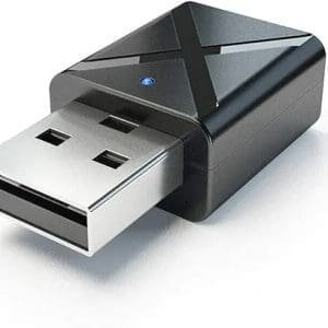 Adaptador USB Bluetooth 5.0 Receptor Transmisor de audio para TV