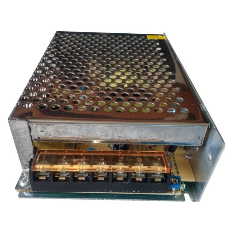 Fuente Conmutada Metálica 12V 10A 120W – Fuente de Alimentación con Borneras - vista 2