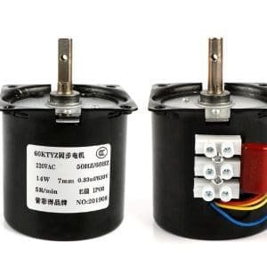 Motor síncrono 60KTYZ 10RPM de imán permanente AC220V.