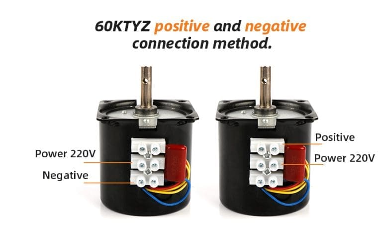 Motor Síncrono 60KTYZ 10 RPM 220V AC de Imán Permanente 17 Motor Síncrono 60KTYZ 10 RPM 220V AC de Imán Permanente - vista 2
