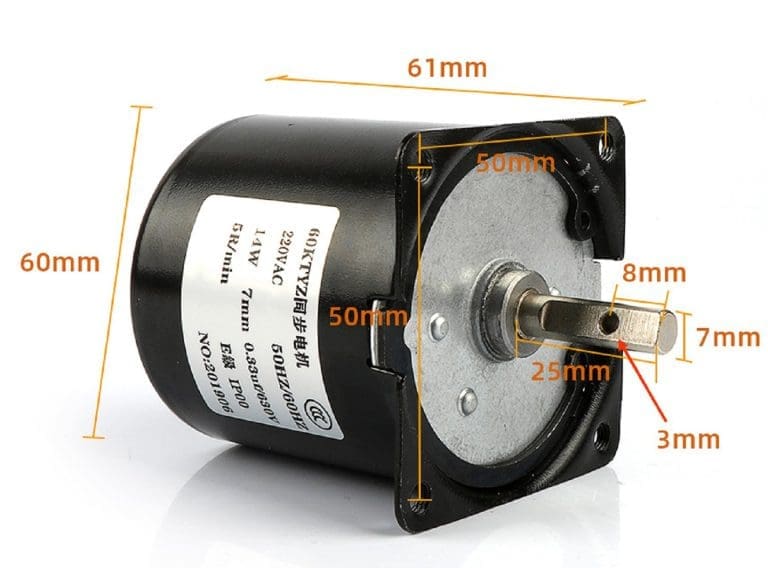 Motor Síncrono 60KTYZ 5 RPM 220V AC de Imán Permanente - vista 2