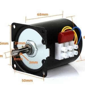 Motor síncrono 68KTYZ 15RPM de imán permanente AC220V.