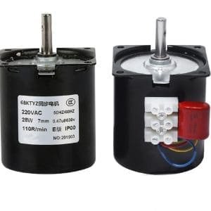 Motor síncrono 68KTYZ 5RPM de imán permanente AC220V.