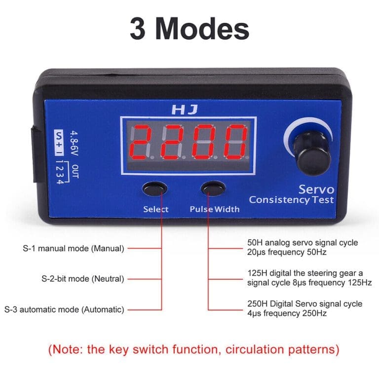 Probador de Servos Digital con Display para RC (Servo y ESC) - vista 3