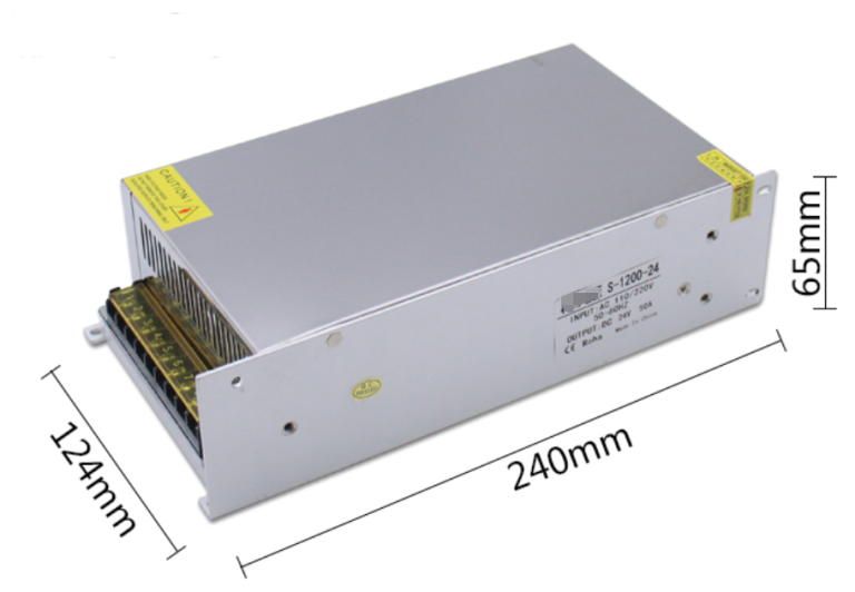 Fuente 48V 20A 1000W Metálica con Ventilador – Fuente Conmutada para LED, Motores y Equipos Industriales 12 Fuente 48V 20A 1000W Metálica con Ventilador – Fuente Conmutada para LED, Motores y Equipos Industriales - vista 2