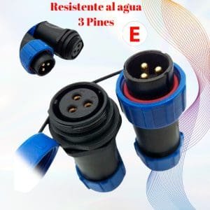 CONECTOR DE CABLE SP21 30A Conector de cable de 3 pines de montaje de par de par de enchufe LD20
