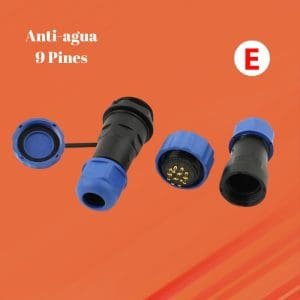 IP68 Conector impermeable SD20 20 mm 9 Pines Enchufe de aviación conector de alto voltaje.