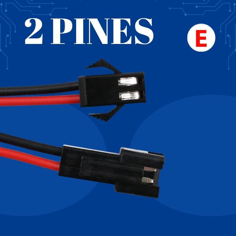 Conector 2pin JST con cable de 15cm macho y hembra Conector 2pin JST con cable de 15cm macho y hembra
