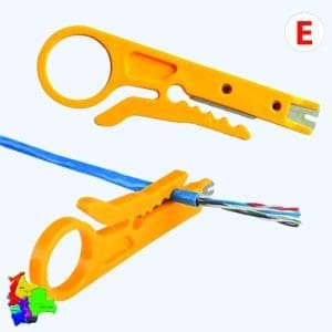 Corta perfora cable de red CAT5e Cat6e