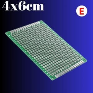 Placa perforada PCB prototipo de doble cara estañado [2x8]cm