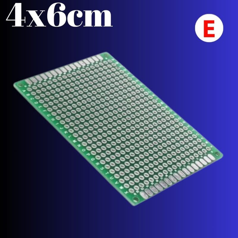 Placa perforada PCB prototipo de doble cara estañado [2x8]cm