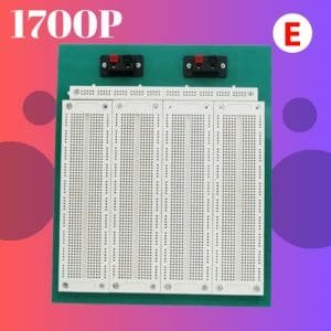 Protoboard Breadboard 1700 puntos 4 en 1 de [240x200x8.5]mm