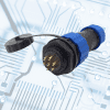 IP68 Conector impermeable SD20 20 mm 7 Pines Enchufe de aviación conector de alto voltaje.