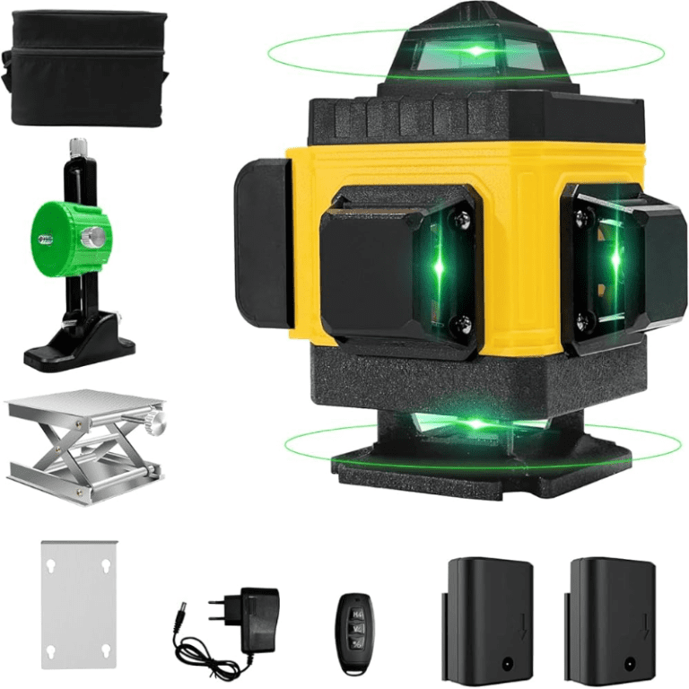 Nivel Láser 4D 16 Líneas Verde Autonivelante 360° con Control Remoto - vista 3