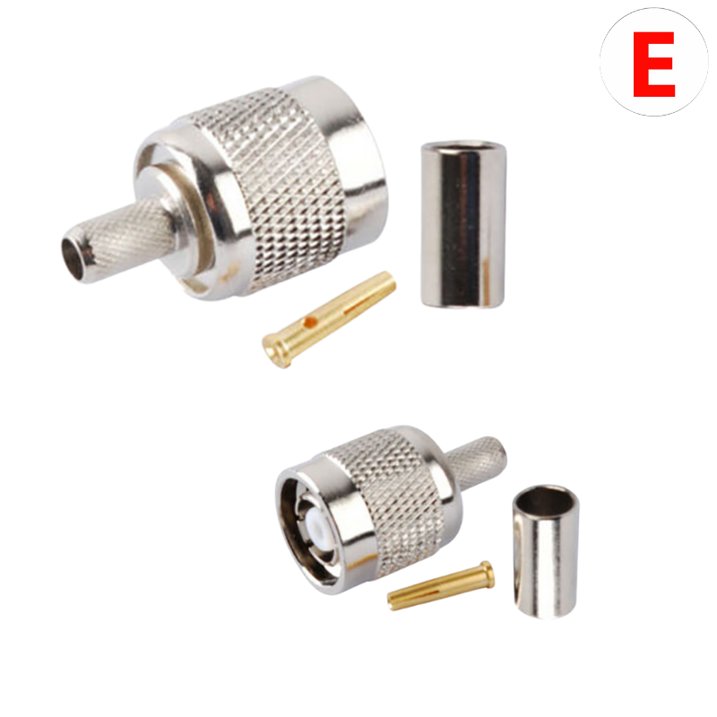 Conector RP-TNC Hembra de Presión La Conexión Perfecta para Cables LMR195, RG58, RG142 y RG400