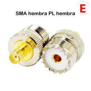 Adaptador SMA Hembra a RF Hembra Conexión de Alta Precisión para Aplicaciones Profesionales