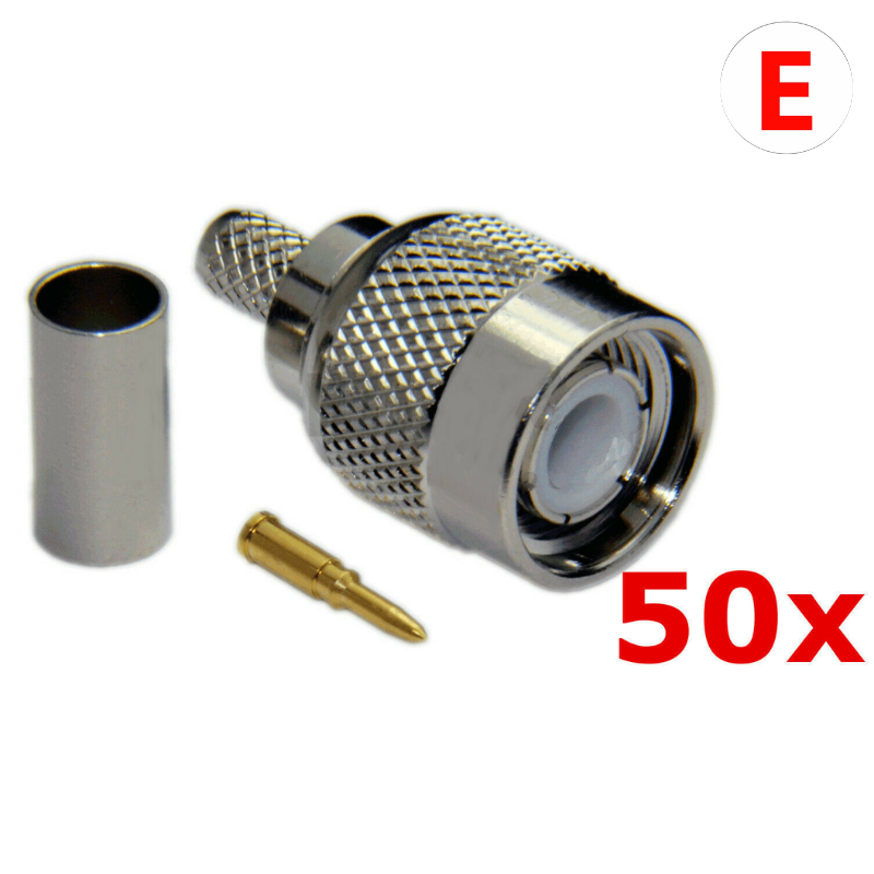 Conector TNC Macho para RG-59 La Conexión Perfecta para Cables Delgados en Aplicaciones Profesionales