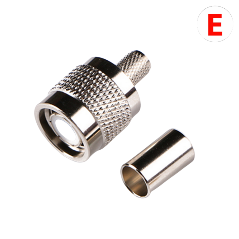 Conector TNC Macho de Crimpar para Cable RG59 – Con Férula y Pin - vista 2