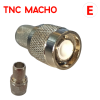 Conector TNC Macho para Cable Grueso