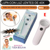 Lupa de Mano con Luz y Lente de 40X Iluminación LED y Aumento potente Lupa de Mano con Luz y Lente de 40X Iluminación LED y Aumento potente