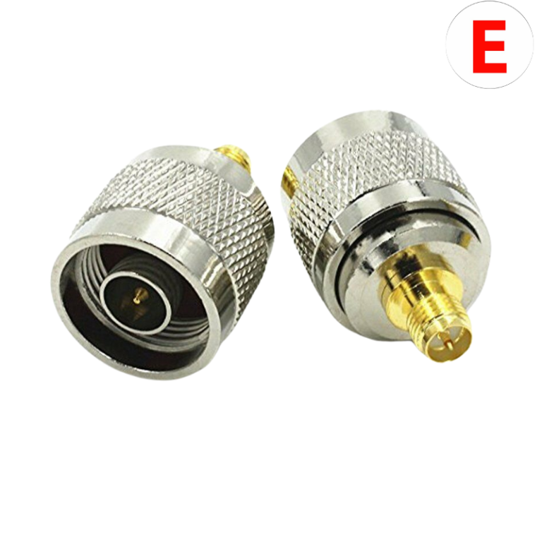 Adaptador RF N Macho a SMA Hembra – Conector de Transición Coaxial 50 Ω - vista 2