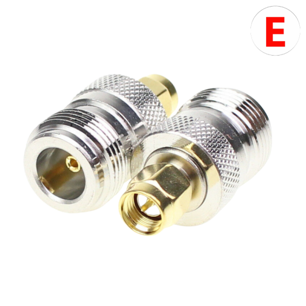 Adaptador Conector SMA Macho A BNC Hembra - Enchapado En Oro, Para Cable Coaxial RF