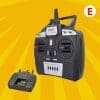 Radio transmisor con receptor HotRC KT-6A 2.4GHz 6CH FHSS Despega con Confianza