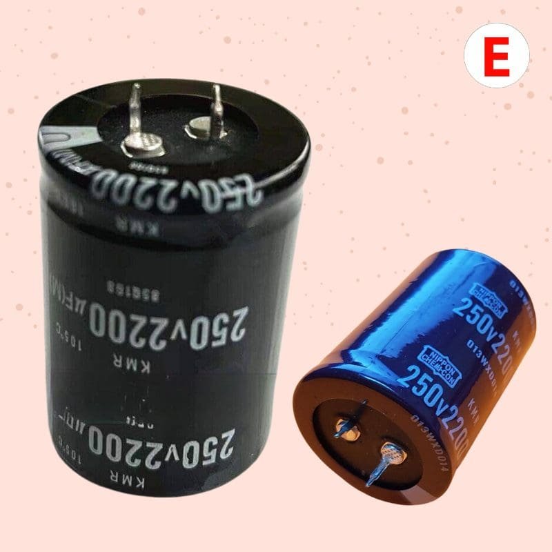 Capacitor filtro condensador 250v 2200uF 105C (50x35)mm